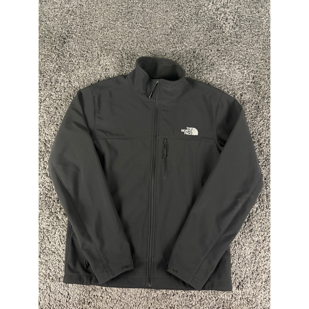The North Face Apex Bionic Softshell Jacket Mens Small Black Full Zip Outerwear